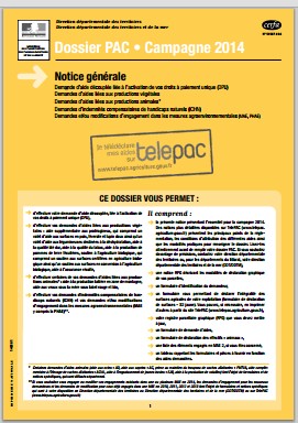 Notice telepac 2014